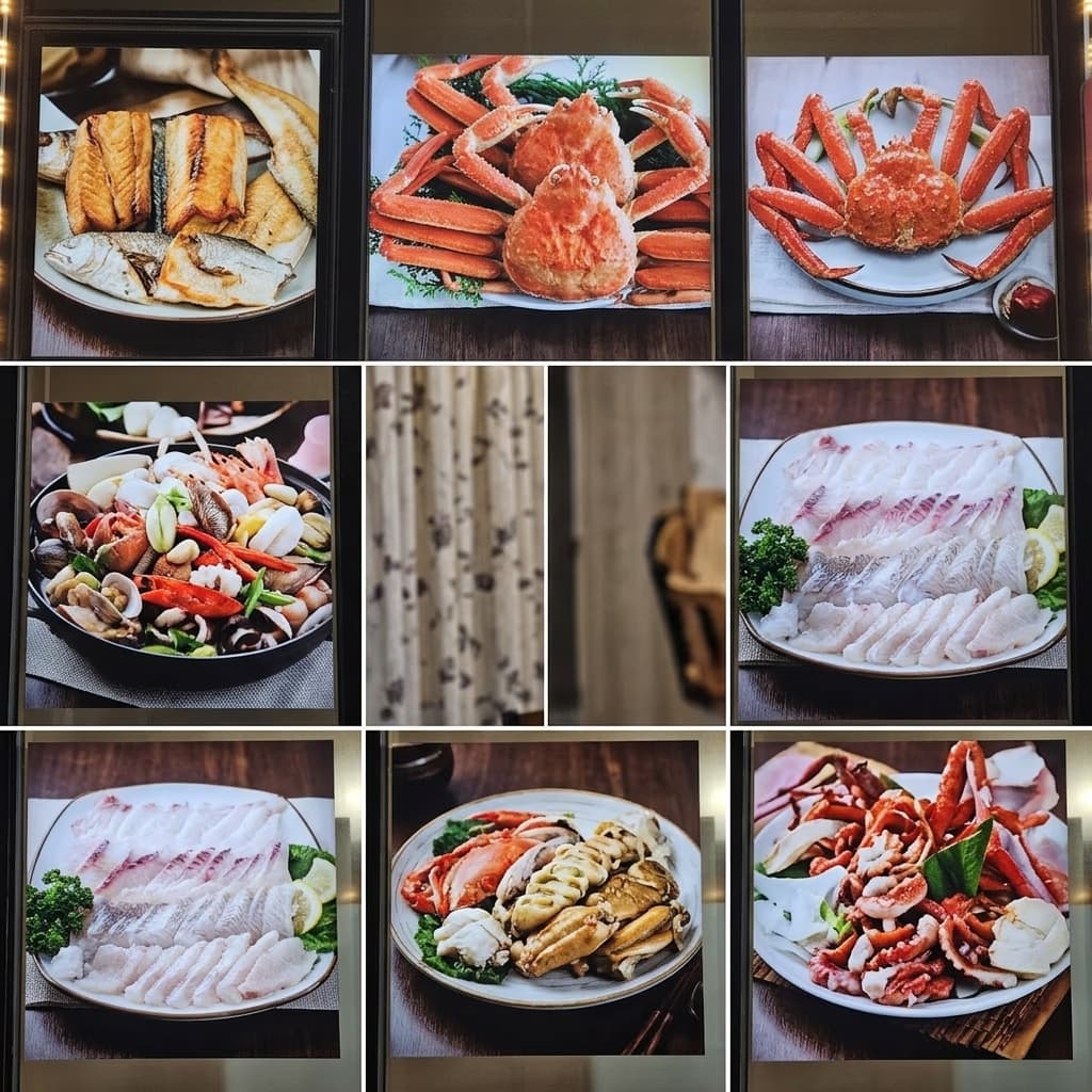 代表菜單總覽 - 生魚片、炙燒、湯品配置參考