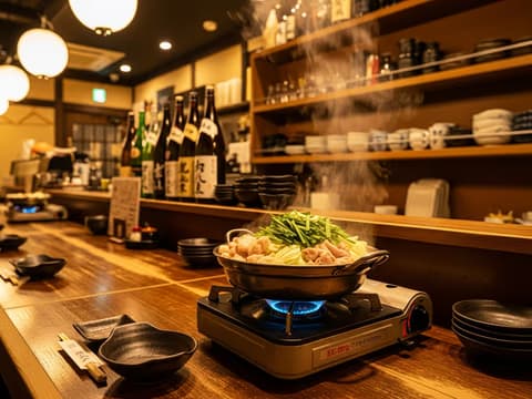 모츠나베 라쿠텐치 모츠나베 料理写真