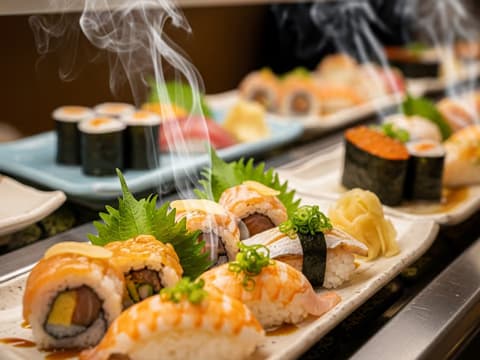 효탄스시 회전초밥 料理写真