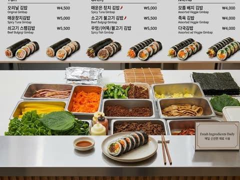 西歸浦市 다정이네 다정이네紫菜飯捲