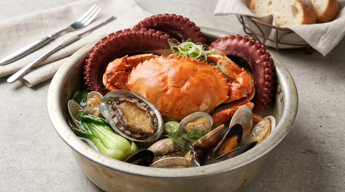 애월읍 노라바 돌문어 해물라면