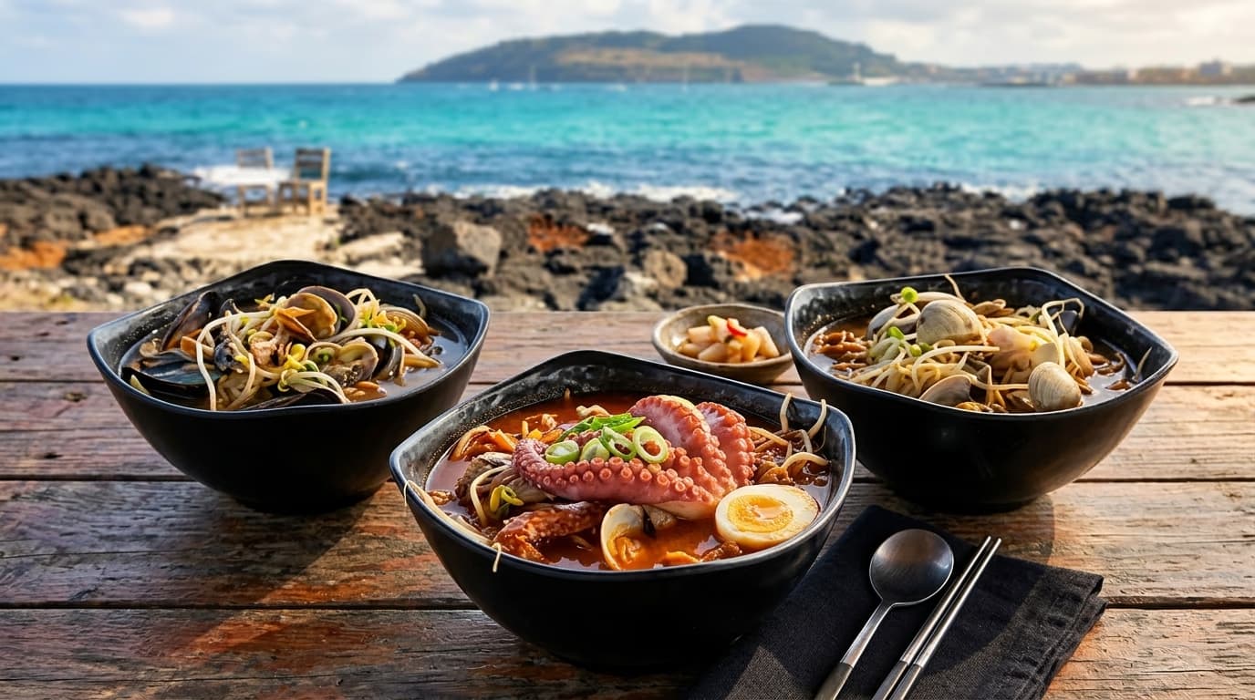 조천읍 섬오름 해물라면