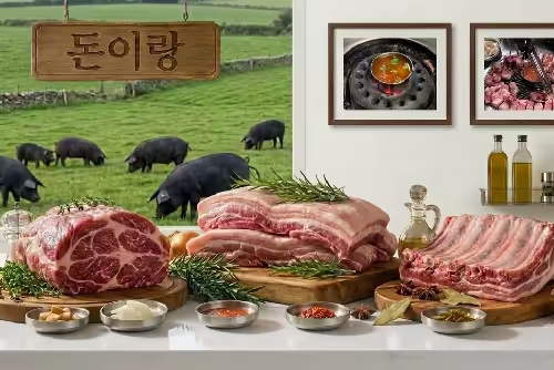 ドニラン(돈이랑) · 中文炭火黒豚専門·無料シャトル運行