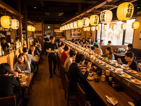 효탄스시 회전초밥 음식 사진