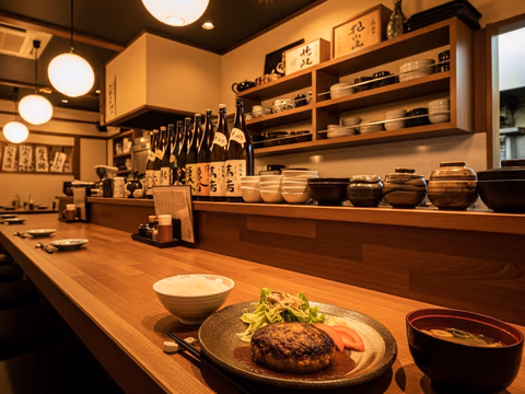 키와미야 함바그 함바그 음식 사진